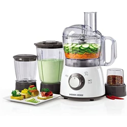 Robot multifonction BLACK & DECKER 400W inox (FX400BMG-B5) Robot multifonction BLACK & DECKER 400W inox (FX400BMG-B5)